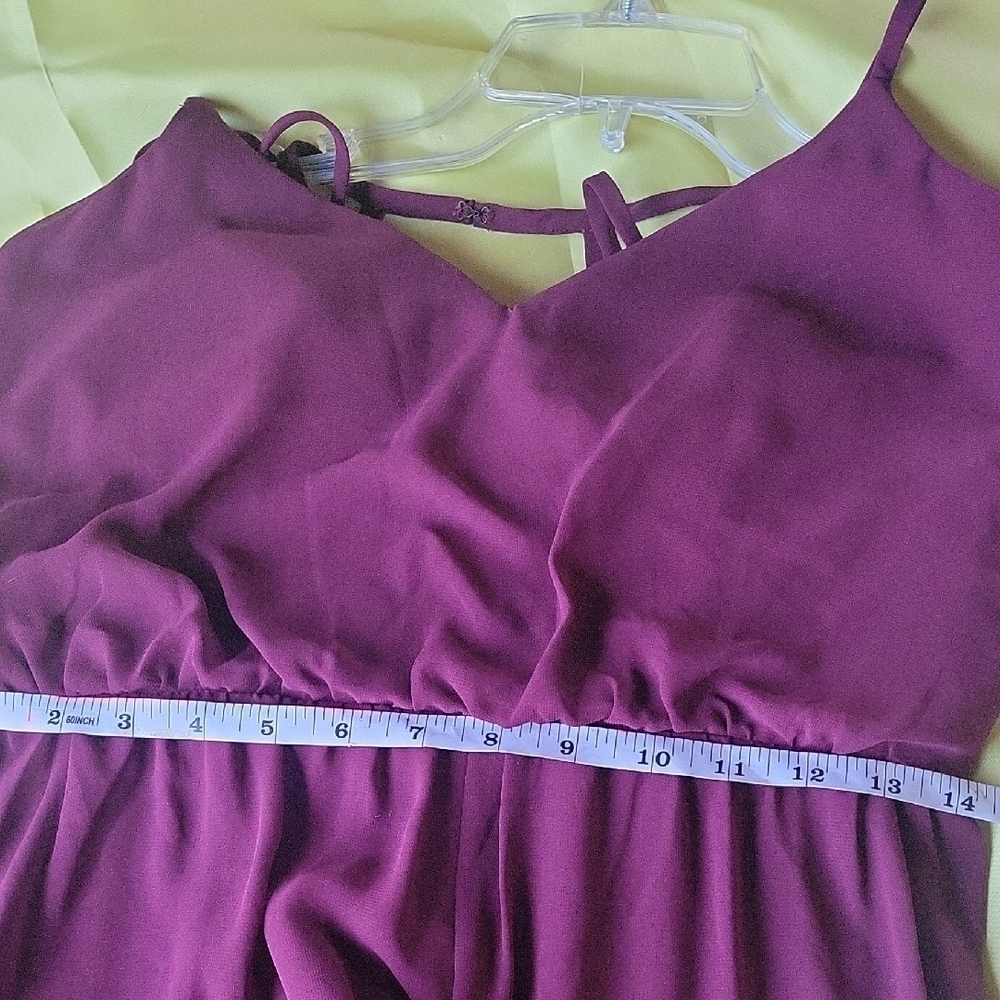 HAYLEY PAIGE Women Elegant Jumpsuit Purple  Size 4 - Picture 6 of 9